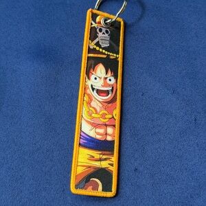 One Piece anime like new keyring keychain